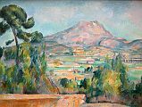 Paris Musee D'Orsay Paul Cezanne 1890 Mount Saint-Victoire 